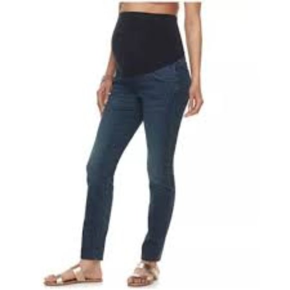 A Glow maternity jeggings sz4 - Picture 1 of 9